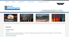 Desktop Screenshot of kultur.ax